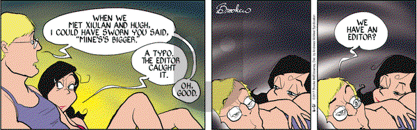 9 Chickweed Lane on Friday April 21, 2017 Comic Strip