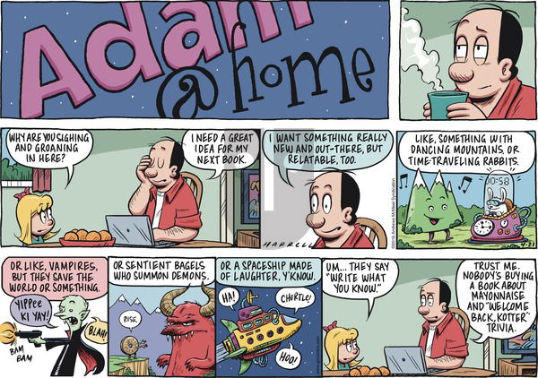 Adam@Home on Sunday April 21, 2019 Comic Strip