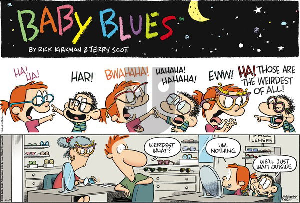 Baby Blues on Sunday June 9, 2019 Comic Strip
