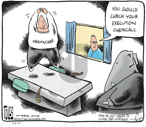 Tom Toles on Monday May 5, 2014 Comic Strip