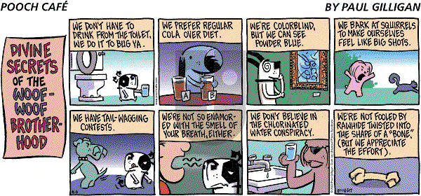 Pooch Cafe on Sunday August 3, 2003 Comic Strip