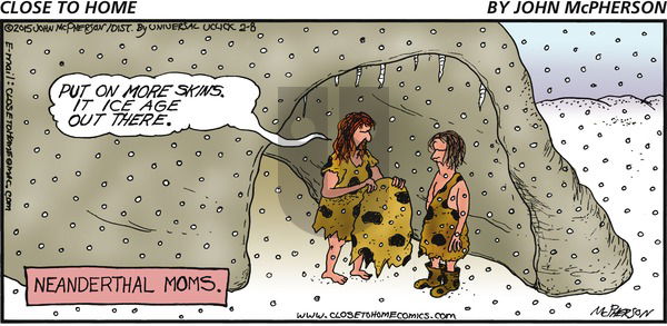 Close to Home on Sunday February 8, 2015 Comic Strip