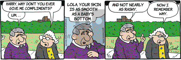 Lola on Tuesday March 17, 2015 Comic Strip