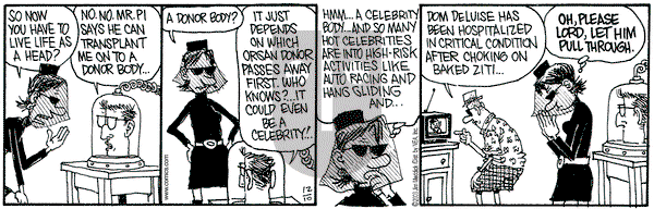 Monty on Wednesday December 10, 2003 Comic Strip