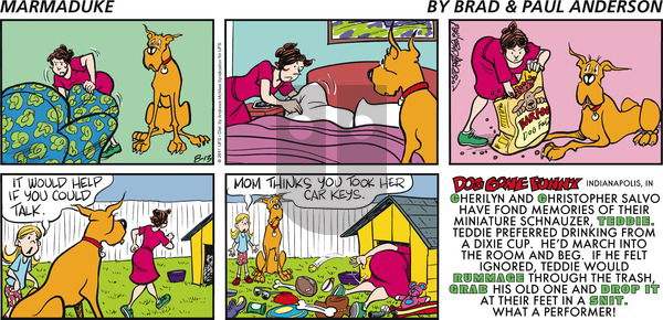 Marmaduke on Sunday August 13, 2017 Comic Strip