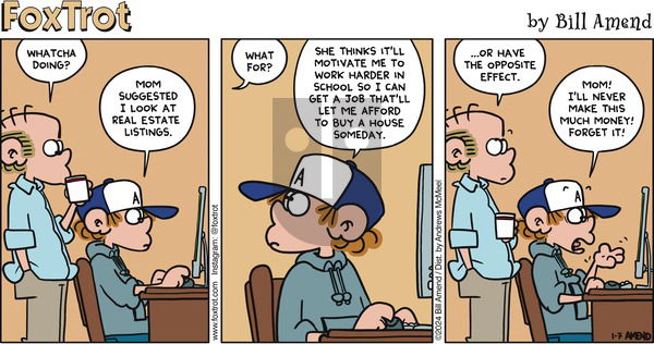 FoxTrot on Sunday January 7, 2024 Comic Strip