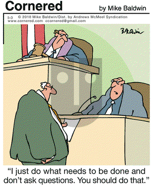 Cornered on Thursday May 3, 2018 Comic Strip