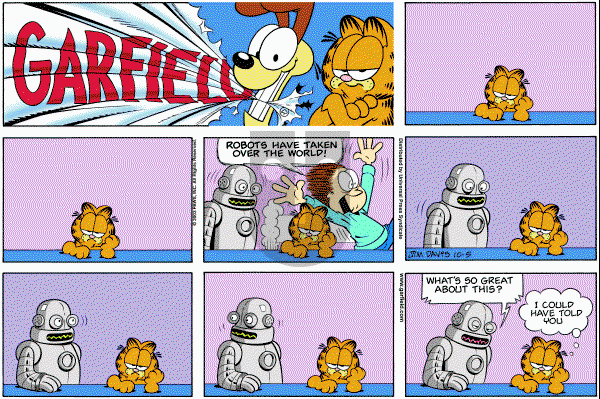 Garfield - Sunday October 5, 2003 Comic Strip