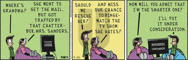 Grand Avenue on Saturday September 28, 2019 Comic Strip