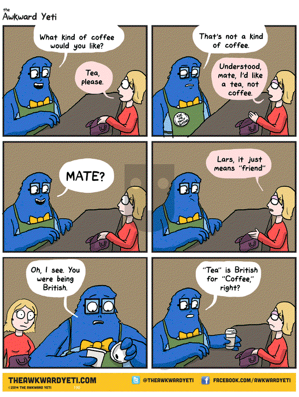 The Awkward Yeti on Monday September 14, 2015 Comic Strip