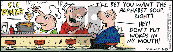 Frank and Ernest on Monday June 15, 2015 Comic Strip