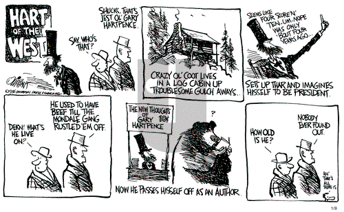 Pat Oliphant on Wednesday January 8, 1986 Comic Strip