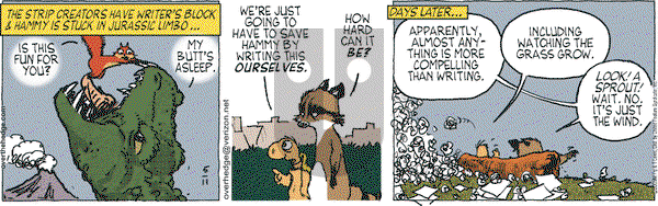 Over the Hedge on Monday May 11, 2009 Comic Strip