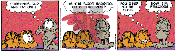 Garfield on Tuesday June 29, 1999 Comic Strip
