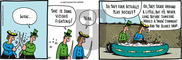 Overboard on Monday April 7, 2008 Comic Strip