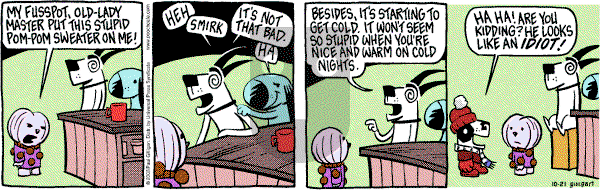 Pooch Cafe on Saturday November 29, 2003 Comic Strip