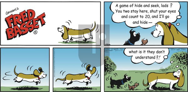 Fred Basset on Sunday September 16, 2018 Comic Strip