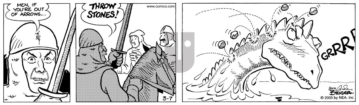 Alley Oop - Friday March 7, 2003 Comic Strip