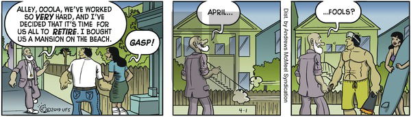 Alley Oop on Monday April 1, 2019 Comic Strip