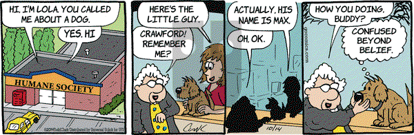 Lola on Tuesday October 14, 2014 Comic Strip