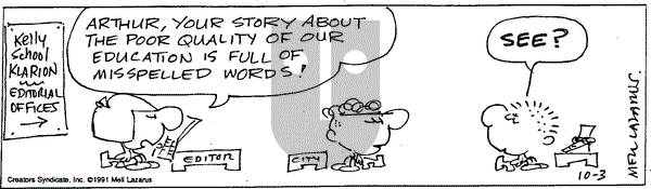 Miss Peach on Thursday March 20, 2025 Comic Strip