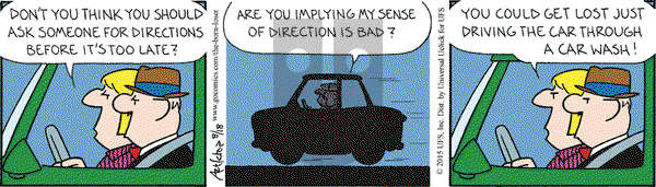 The Born Loser on Tuesday August 18, 2015 Comic Strip