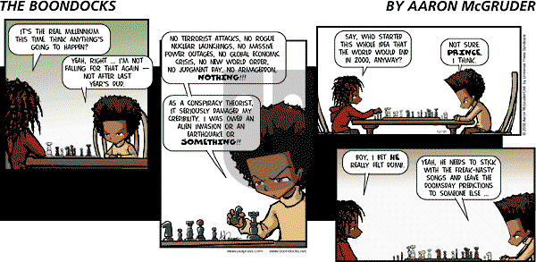 The Boondocks on Sunday August 3, 2008 Comic Strip