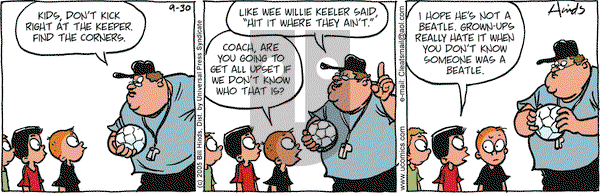 Cleats on Friday September 30, 2005 Comic Strip