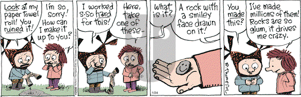Cul de Sac on Wednesday January 24, 2018 Comic Strip
