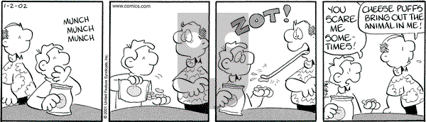 Drabble - Wednesday January 2, 2002 Comic Strip