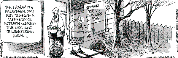 Non Sequitur on Friday November 10, 2000 Comic Strip
