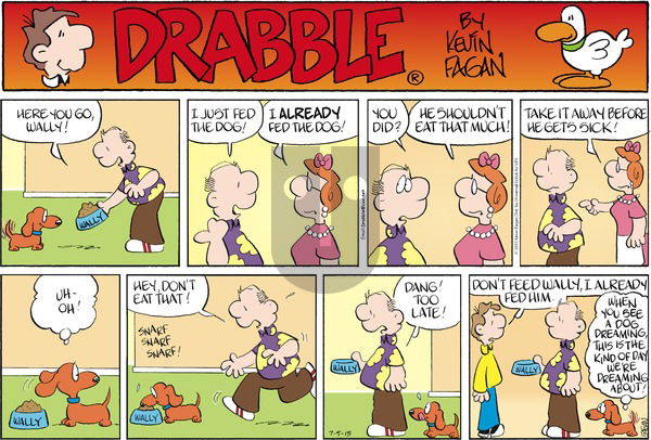 Drabble on Sunday July 5, 2015 Comic Strip