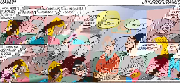 Luann on Sunday February 1, 2004 Comic Strip