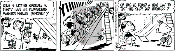 Rose is Rose on Wednesday April 10, 1991 Comic Strip