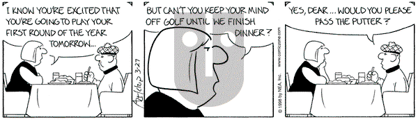 The Born Loser on Friday March 27, 1998 Comic Strip