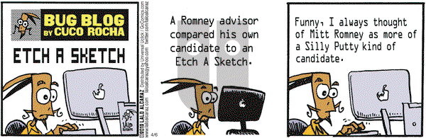 La Cucaracha - Friday April 6, 2012 Comic Strip