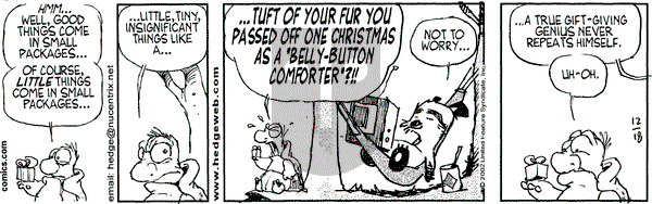 Over the Hedge on Wednesday December 18, 2002 Comic Strip