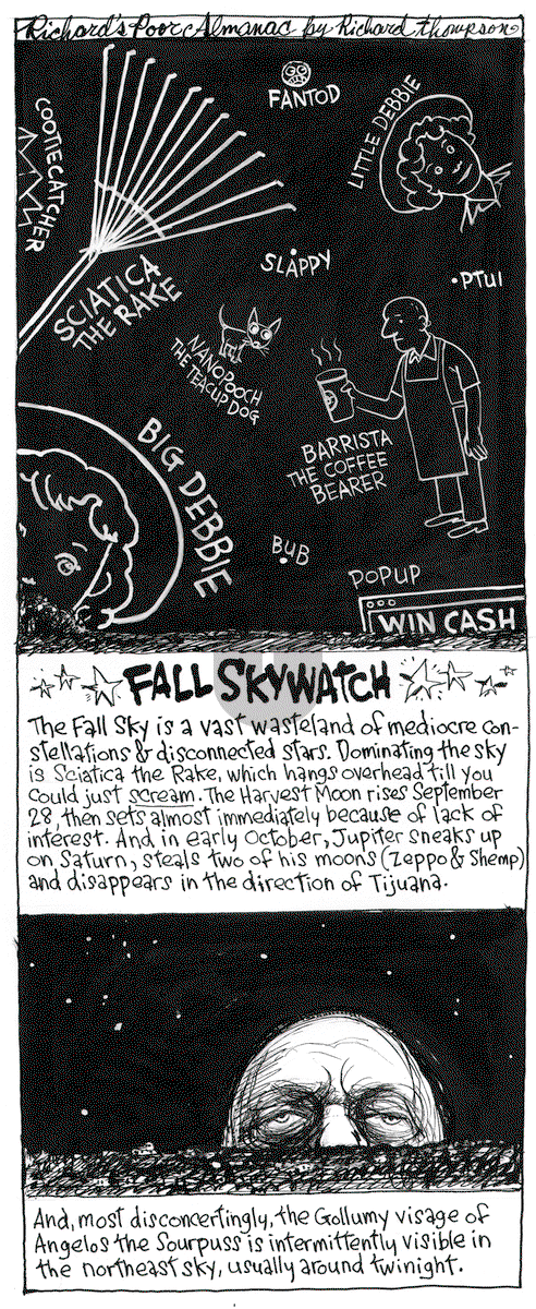 Richard's Poor Almanac on Wednesday September 30, 2015 Comic Strip