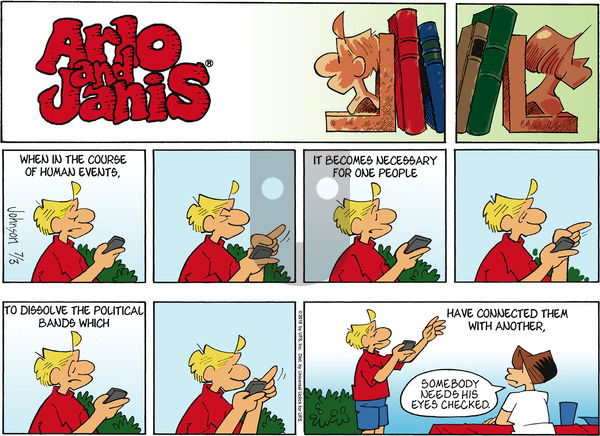 Arlo and Janis on Sunday July 3, 2016 Comic Strip