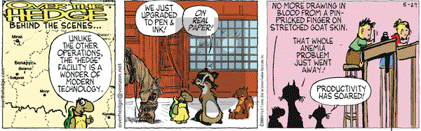 Over the Hedge on Thursday May 29, 2008 Comic Strip