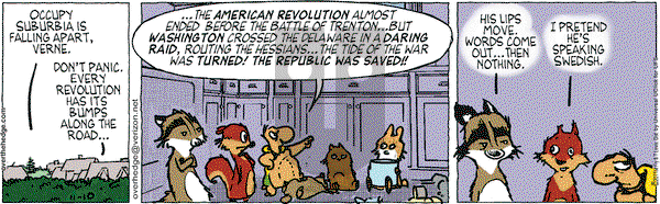 Over the Hedge on Thursday November 10, 2011 Comic Strip