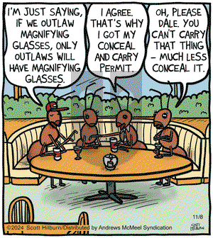 The Argyle Sweater - Friday November 8, 2024 Comic Strip