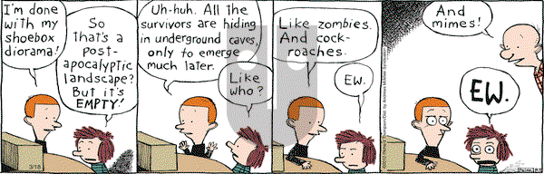Cul de Sac on Saturday March 18, 2017 Comic Strip