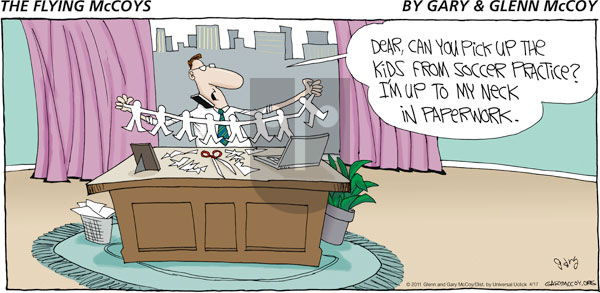 The Flying McCoys on Sunday April 17, 2011 Comic Strip