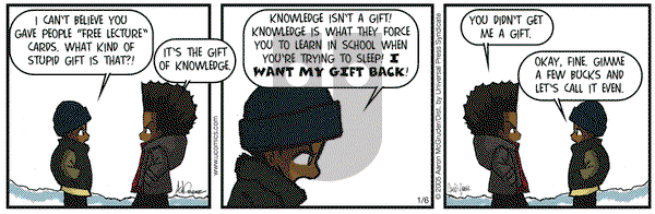 The Boondocks on Thursday January 6, 2005 Comic Strip