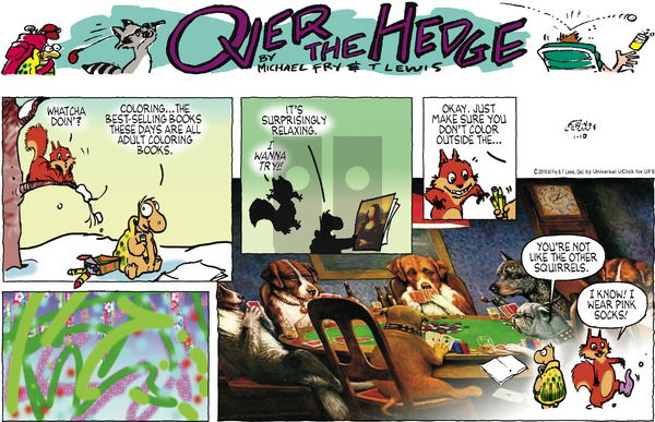 Over the Hedge on Sunday January 10, 2016 Comic Strip