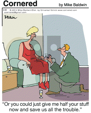Cornered on Saturday March 8, 2014 Comic Strip