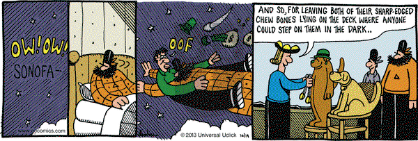 Overboard on Saturday October 19, 2013 Comic Strip