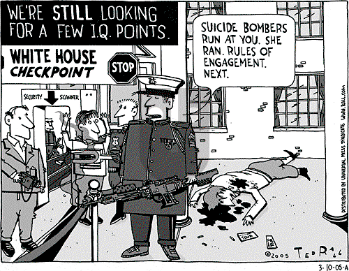 Ted Rall on Thursday March 10, 2005 Comic Strip