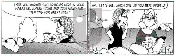 Luann on Monday June 22, 1998 Comic Strip
